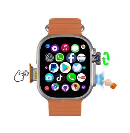 DW100 PRO, ANDROID, CÁMARA GIRATORIA, 8 RAM, 128 GB,