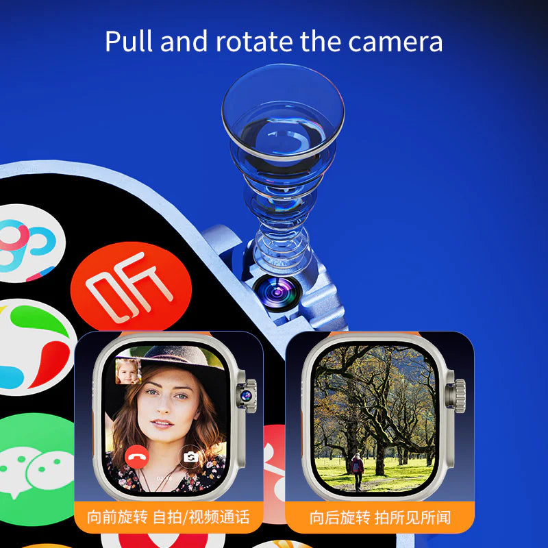 DW100 PRO, ANDROID, CÁMARA GIRATORIA, 8 RAM, 128 GB,