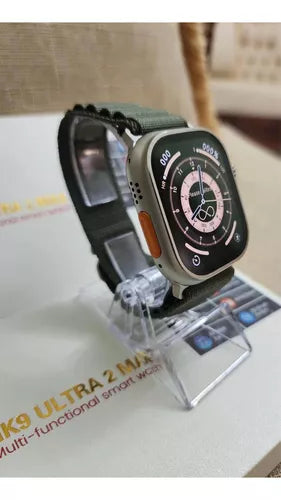 Smartwatch Deportivo HK9 Ultra 2 Max Plateado