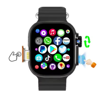 DW100 PRO, ANDROID, CÁMARA GIRATORIA, 8 RAM, 128 GB,