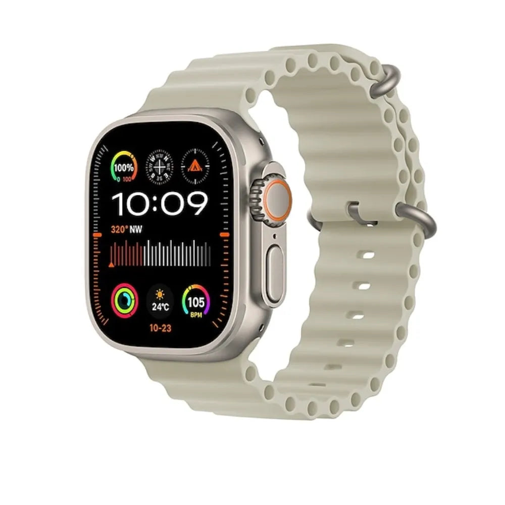 Smartwatch Deportivo HK9 Ultra 2 Max Plateado