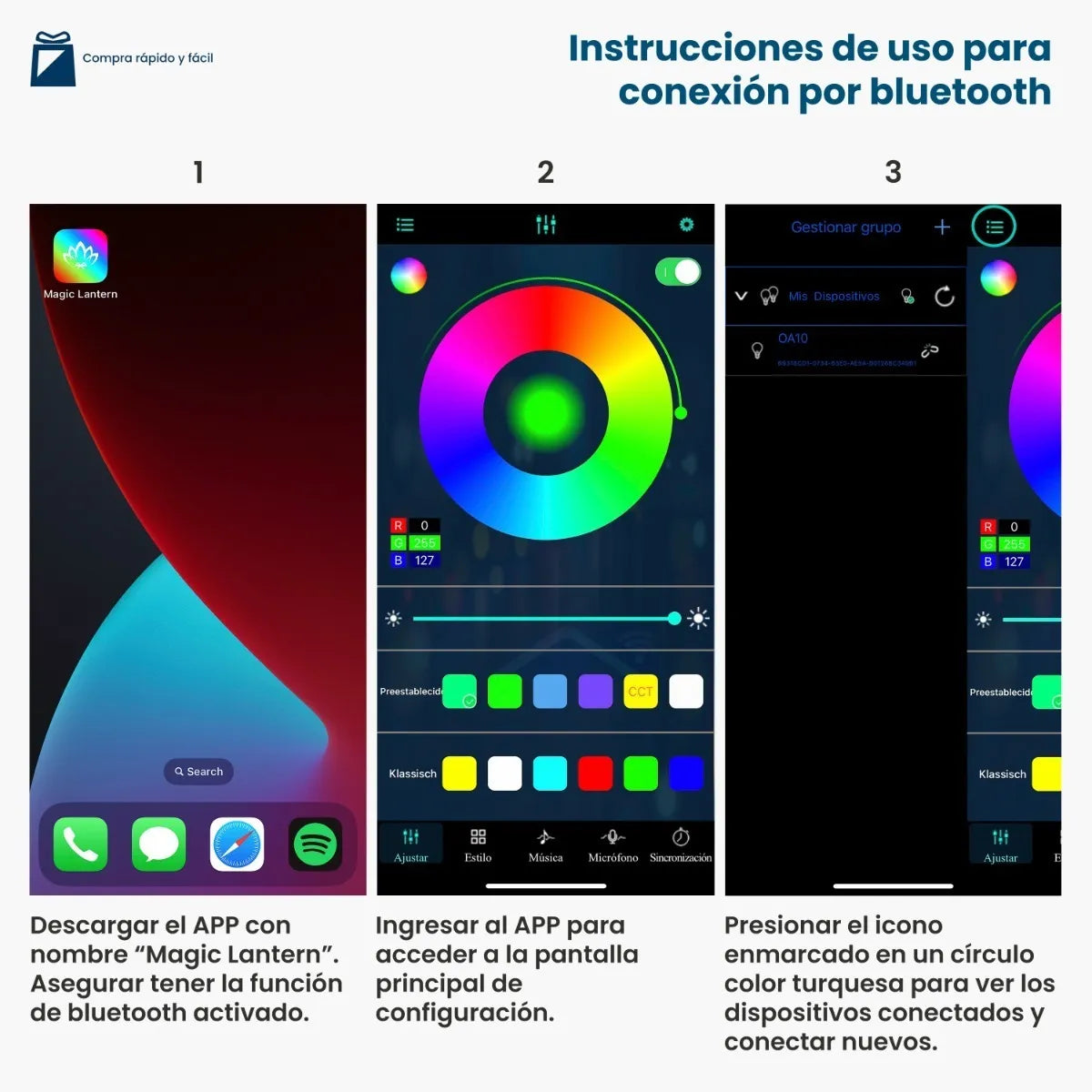 LUCES NAVIDEÑAS CONTROLADOS POR BLUETOOTH Y APP